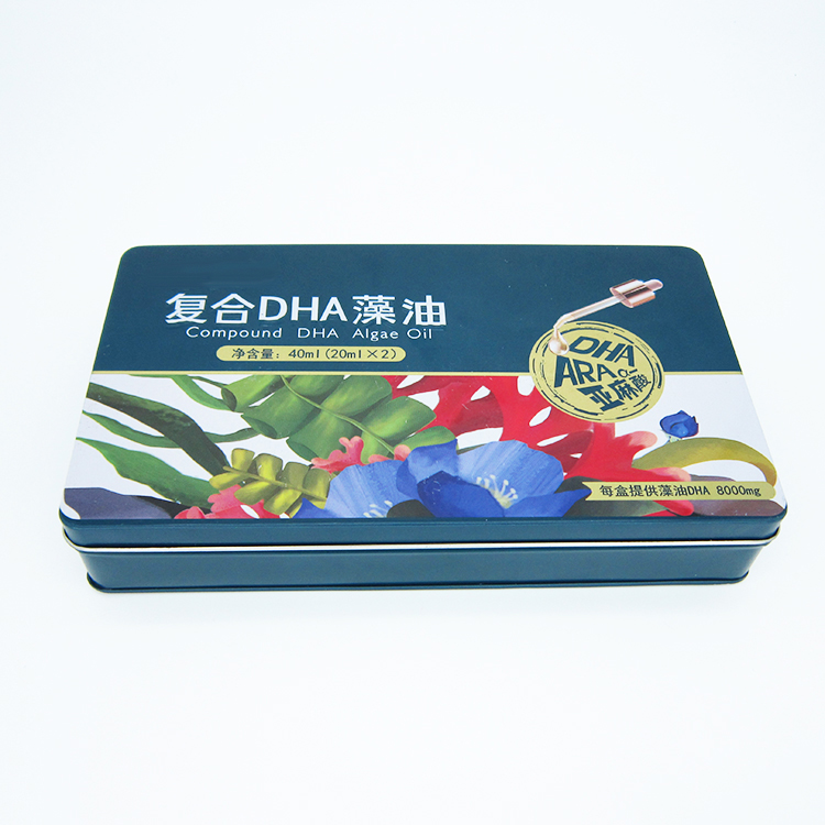 DHA藻油胶囊铁盒